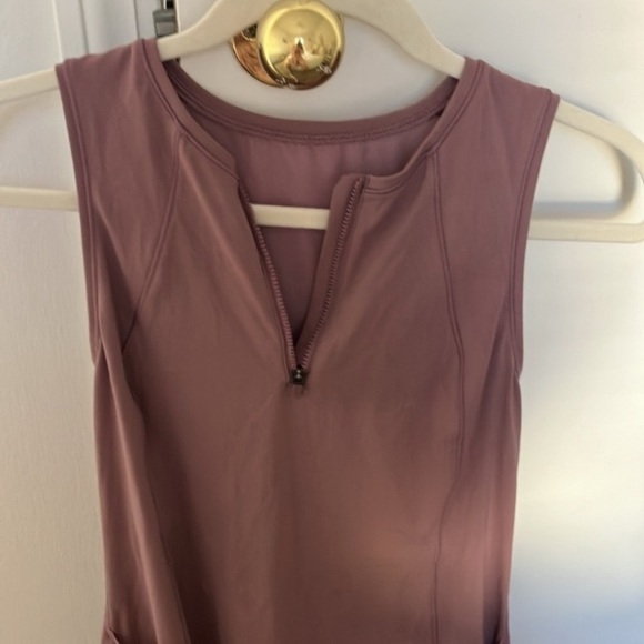 Athleta Matchpoint Dress 486471 w Sz S Women’s Sleeveless Mauve Dress - Picture 3 of 7